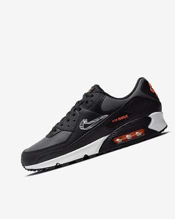 Nike Air Max 90 Negros Naranjas Grises Blancos | MX 4724
